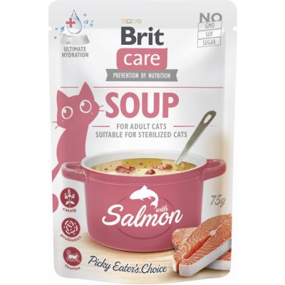 Brit Care Cat Soup Salmon 75 g – Sleviste.cz