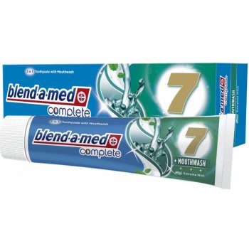 Blend-a-med Complete 7 + Mouthwash Herbal zubní pasta a ústní voda 2 v 1 pro kompletní ochranu zubů 100 ml