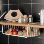 ARTEX Košík policový Miko 40 x 26 x 14 cm kov. bílý – Sleviste.cz