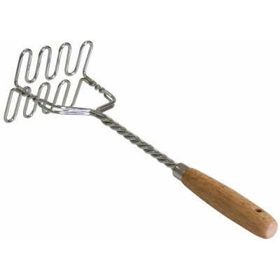 Mačkadlo na brambory 36cm chrom/dřevo – Sleviste.cz