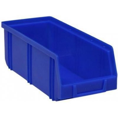 Manutan Plastový box 8,3 x 10,3 x 24 cm, modrý