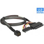 Delock Interní SAS - 4-pásmový - 4x Mini SAS HD SFF-8643 M na SATA Power, SFF-8639 – Zboží Živě