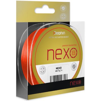 Delphin NEXO 8 fluo oranžová 0,2 mm 31,9 lbs 300 m – Zboží Mobilmania