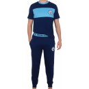 Manchester City lux pánské pyžamo krátký rukáv modrá