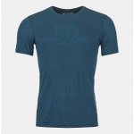 Ortovox pánské merino triko 120 Cool Tec Mtn Logo Ts petrol blue – Zboží Dáma