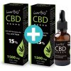 Doplněk stravy na spánek a nervovou soustavu Luvbio CBD 15 % BIO konopný olej 10 ml