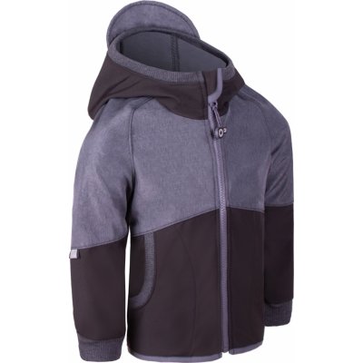 Unuo Street DUO dětská softshellová bunda s fleecem antracitová – Hledejceny.cz