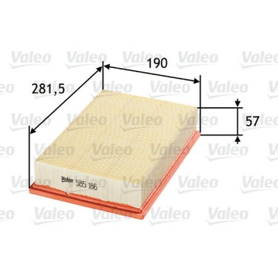 Vzduchový filtr VALEO 585186 – Hledejceny.cz