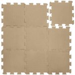 Zopa Pěnová podložka Puzzle 30x30 cm 9ks Hazel Brown – Zboží Dáma