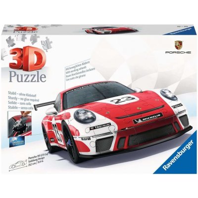 RAVENSBURGER 3D puzzle Porsche 911 GT3 Cup Salzburg design 136 ks – Zboží Dáma