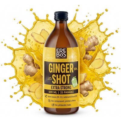 Erebos Ginger shot extra strong BIO 0,5 l – Sleviste.cz