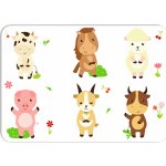 PokojovaDekorace.cz prostírání 073 Zvířátka 43x30cm – Zboží Mobilmania