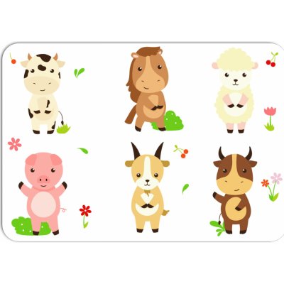 PokojovaDekorace.cz prostírání 073 Zvířátka 43x30cm – Zboží Mobilmania
