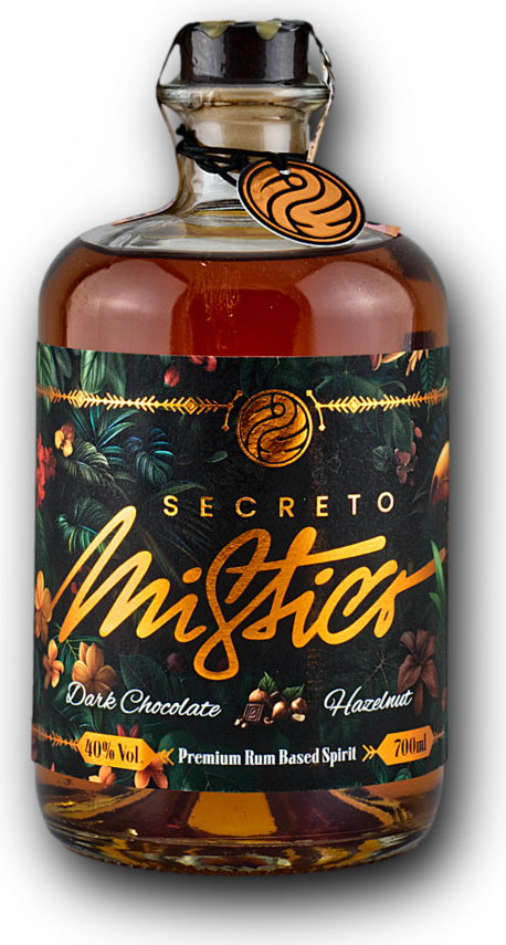 Secreto Mistico Dark Chocolate & Hazelnut 40% 0,7 l (holá láhev)