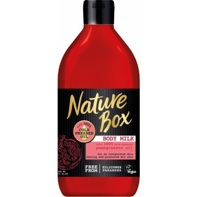 Nature Box tělové mléko Granátové jablko 385 ml