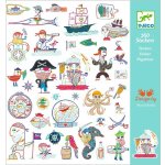 Samolepky piráti 160 ks – Zboží Dáma