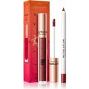 Makeup Revolution London Fantasy Lip Kit odstín Fire lesk na rty Fantasy Lip Gloss 3 ml + konturovací tužka na rty Fantasy Lip Liner 1 g Fire dárková sada