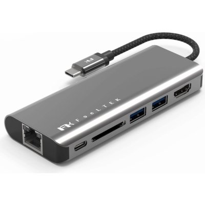 Feeltek Portable 6 in 1 USB-C Hub HCM006APWW2F – Zboží Živě