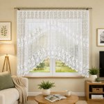 Dekorační oblouková krátká záclona na žabky TEOFILA 400x160 cm MyBestHome – Hledejceny.cz