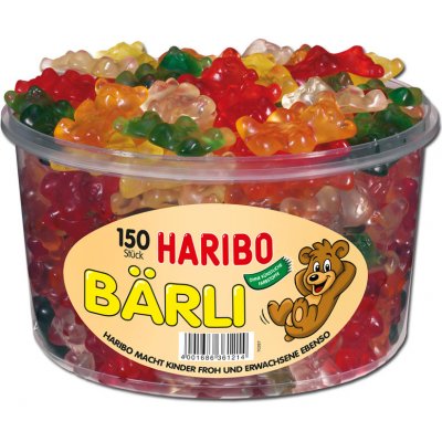 Haribo Medvídci, ovocné bonbóny, 150 ks, 1,2kg – Sleviste.cz