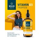 Doplněk stravy WoldoHealth Vitamin D3 Kapky 1000 I.U. 50 ml