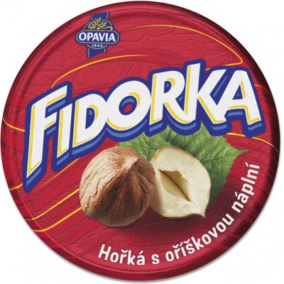 Opavia Fidorka Hořká s oříškovou náplní 30 g – Zboží Dáma
