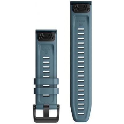 Garmin řemínek QuickFit 22, silikonový, modrý, černá přezka 010-12863-03 – Zboží Živě