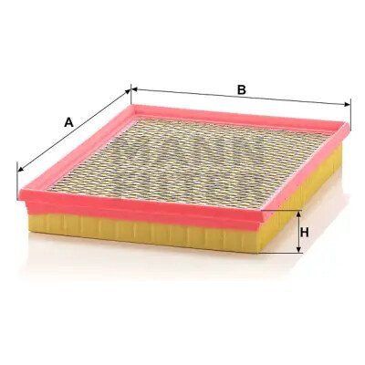 MANN FILTER Vzduchový filtr C 2975 – Hledejceny.cz