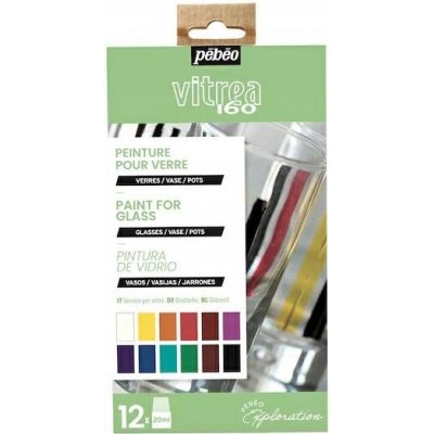 Pebeo Sada vypalovacích barev Vitrea 160 č.1 12x20ml – Hledejceny.cz