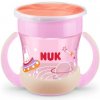 Dětská láhev a učící hrnek Nuk hrnek na pití Mini Magic Cup Night 160 ml růžový