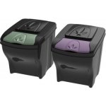 Bama Koš na tříděný odpad POKER SET 20 l 2 ks – Hledejceny.cz