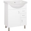 Koupelnový nábytek Keramia s umyvadlem Keramia Pro 60x50 cm bílá PRO60DV PRO60DV