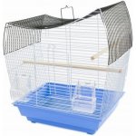 Panama Pet Klec pro ptáky Panama modrá černá a modrá drátěná konstrukce 36 x 28,8 x 46 cm – Zboží Dáma