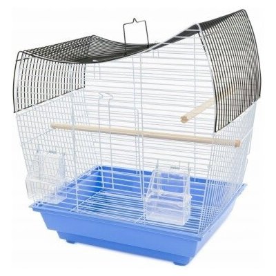 Panama Pet Klec pro ptáky Panama modrá černá a modrá drátěná konstrukce 36 x 28,8 x 46 cm – Zboží Dáma