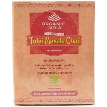 Organic India Čaj Tulsi Chai Masala sypaný 50 g