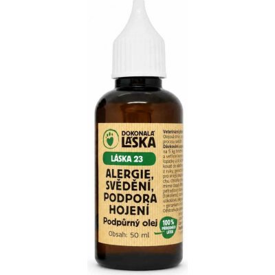 Dokonalá Láska 23 Alergie hojení svědění podpůrný olej 50 ml – Hledejceny.cz