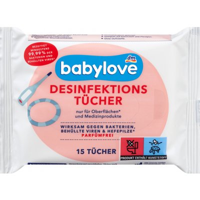 Babylove hygienické dezinfekční ubrousky 15 ks – Hledejceny.cz