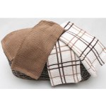 Dekoratex KOSTKA 40x60cm hnědo-bílé 2ks – Sleviste.cz