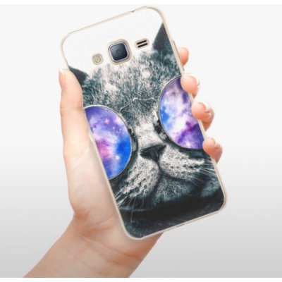 Pouzdro iSaprio Galaxy Cat Samsung Galaxy J3 2016