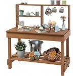 MUDDY BUDDY Dětská kuchyňka Mud Starter 80 × 40 × 90 cm cypřišové dřevo 80023 – Zboží Dáma