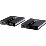PremiumCord HDMI KVM extender s USB na 60m přes jeden kabel Cat5/6, bez zpoždění - khext60-4 – Sleviste.cz