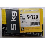 DOMAX CS 05120 tesařský vrut se zapuštěnou hlavou 5x120 - 5kg (cca 505 ks) – Hledejceny.cz