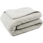 Vlnka Vlněná deka Merino dvouvrstvá světle šedá 135x200 – Zboží Dáma