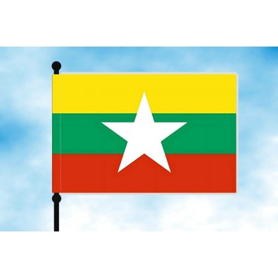 LIBEA, s.r.o. Myanmar stolní vlaječka Uchycení: Dutinka (pro nasunutí) – Hledejceny.cz