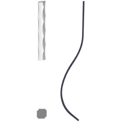 Kovoinox Tyč 12 x 12 mm, 900 x 210 mm – Hledejceny.cz