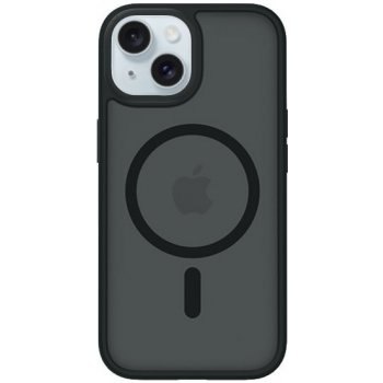 MOMAX transparentní s MagSafe iPhone 15 - černé