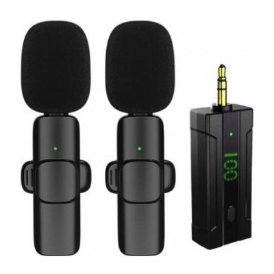 STABLECAM 2v1 bezdrátový 3.5mm lavalier mikrofon pro fotoaparáty RC_303826 – Zboží Mobilmania