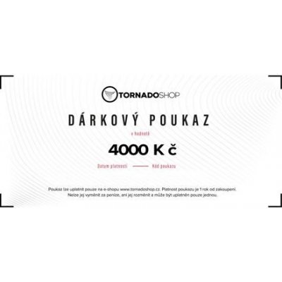 Dárkový poukaz 4000 Kč – Zboží Dáma