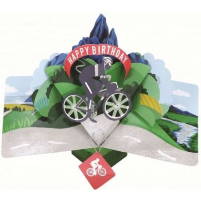 Narozeninové 3D přání Pop Up cyklista – Sleviste.cz
