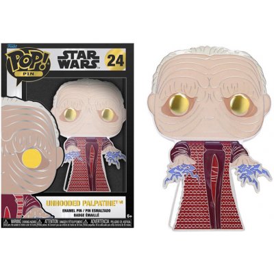 Funko Pop! Star Wars odznak Unhooded Palpatine